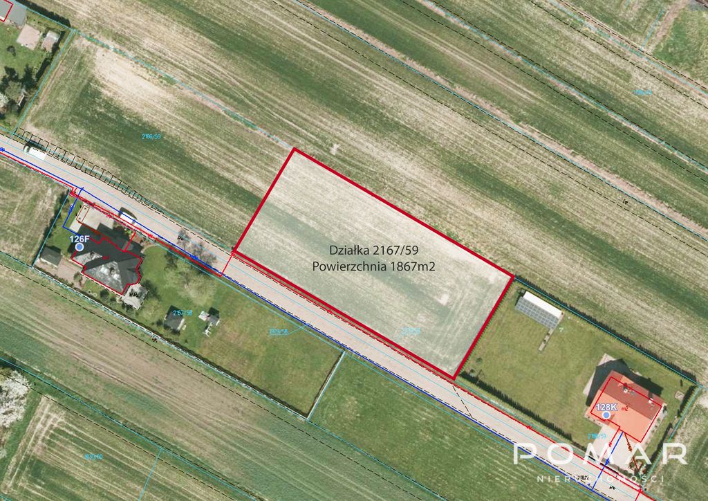 Działka budowlana Książenice, ul. ks. Pojdy. Zdjęcie 8