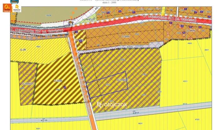 Działka inwestycyjna Sztutowo, ul. Przemysłowa