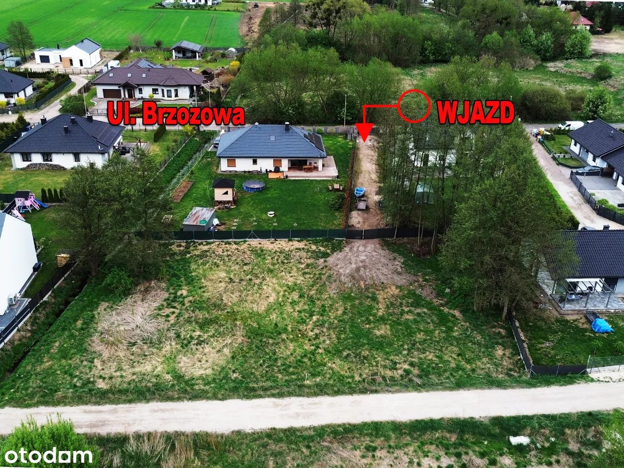 Działka budowlana Grudziądz Owczarki, ul. Brzozowa. Zdjęcie 1