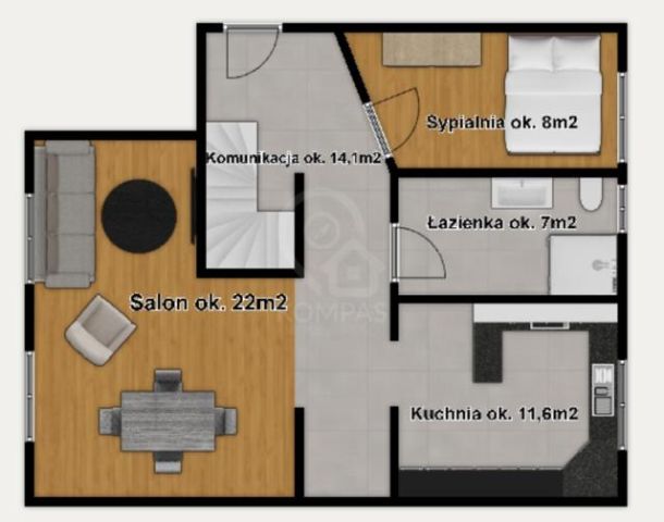 Mieszkanie 4-pokojowe Wrocław Śródmieście, ul. Emilii Plater. Zdjęcie 16