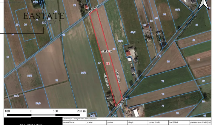 Działka rolna Nowy Drzewicz