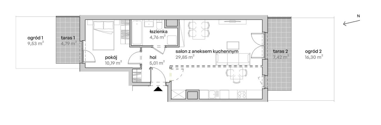 Mieszkanie 2-pokojowe Poznań Starołęka, ul. Unii Lubelskiej. Zdjęcie 7