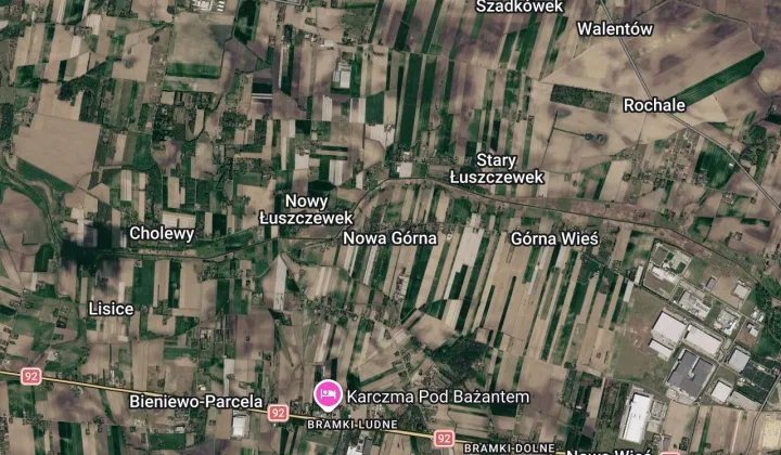 Działka rolna Nowa Górna