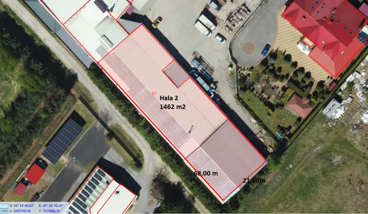 Hala/magazyn Mielec Rzochów, ul. Kolejowa