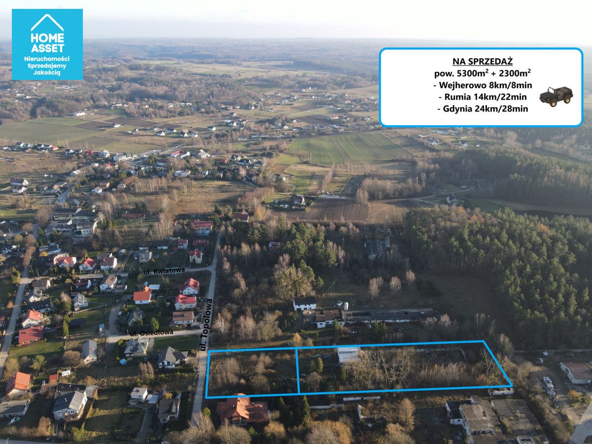 Działka inwestycyjna Nowy Dwór Wejherowski, ul. Antoniego Abrahama. Zdjęcie 2