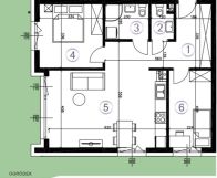 Mieszkanie 3-pokojowe Szczecin Warszewo, ul. Kalinowa. Zdjęcie 2