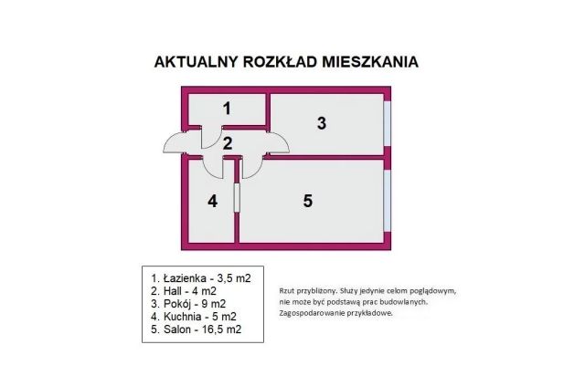 Mieszkanie 2-pokojowe Zgierz Nowe Miasto, ul. Kolejowa. Zdjęcie 1