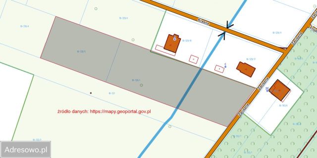 Działka budowlana Pęclin, ul. Zaciszna. Zdjęcie 1