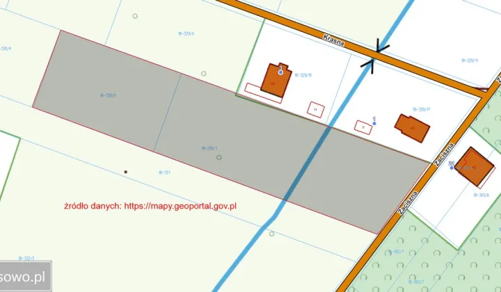 Działka budowlana Pęclin, ul. Zaciszna