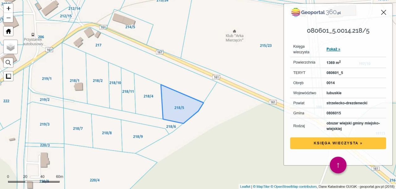 Działka budowlana Mierzęcin. Zdjęcie 3