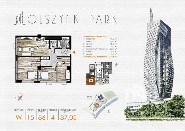 Mieszkanie 4-pokojowe Rzeszów, ul. Fryderyka Szopena. Zdjęcie 21