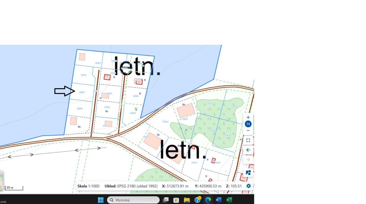 Działka rekreacyjna Szydłówiec