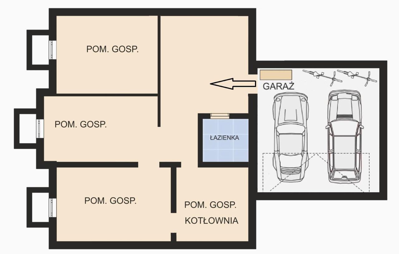 dom wolnostojący, 6 pokoi Widna Góra, ul. Jarosławska. Zdjęcie 10