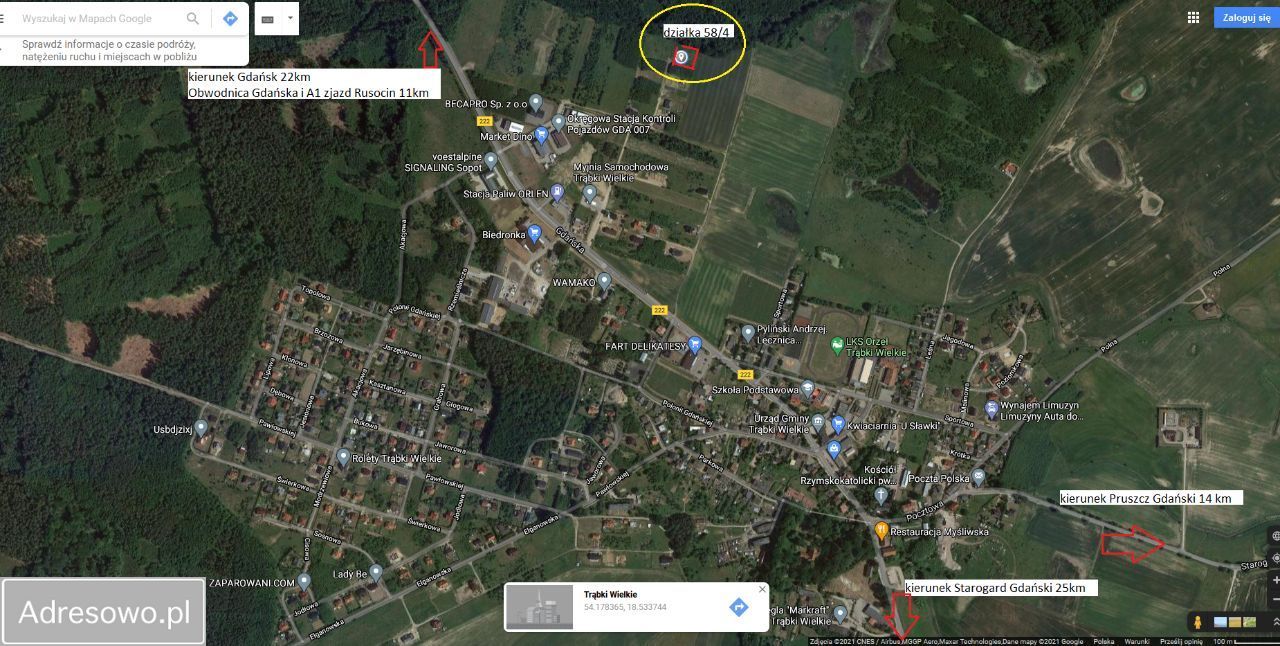 Działka budowlana Trąbki Wielkie, ul. Przemysłowa. Zdjęcie 4