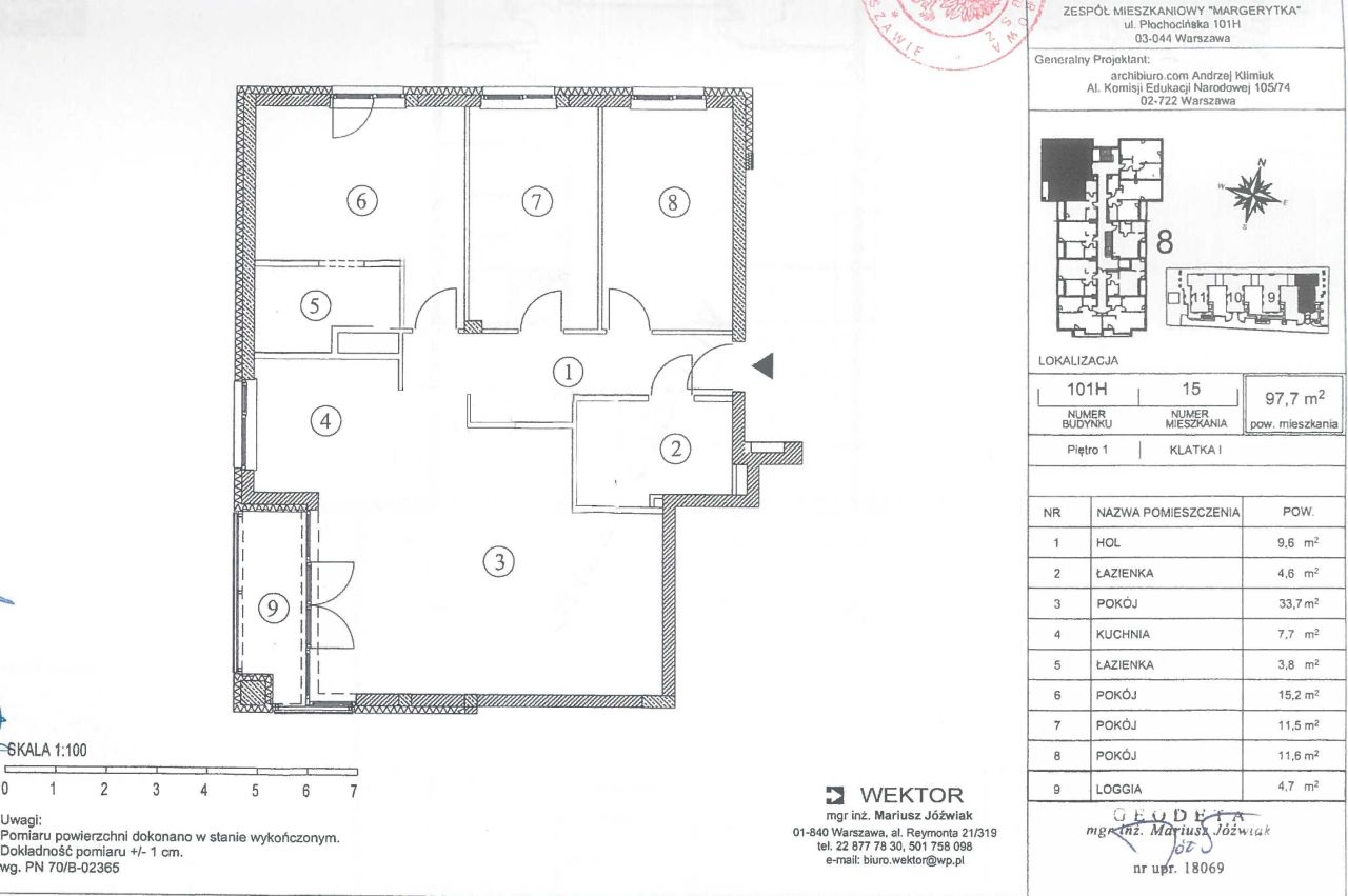 Mieszkanie 4-pokojowe Warszawa Białołęka, ul. Płochocińska. Zdjęcie 6