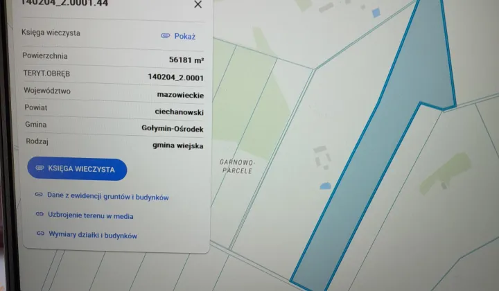 Działka rolna Garnowo Duże