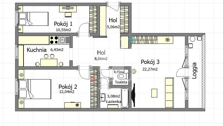 Mieszkanie 4-pokojowe Warszawa Ursynów, ul. Puszczyka. Zdjęcie 20