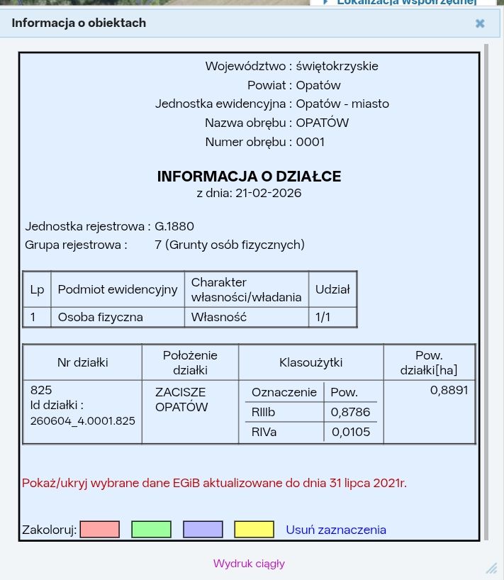 Działka rolna Opatów, ul. Zacisze. Zdjęcie 1