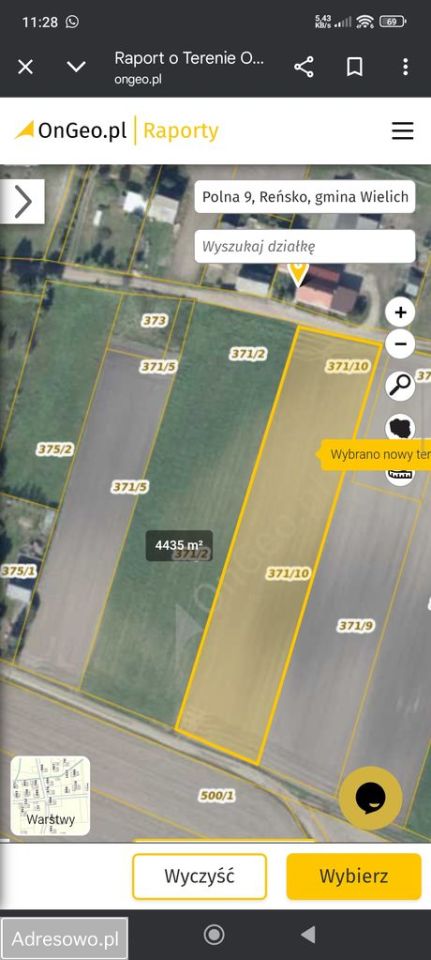 Działka rolno-budowlana Reńsko, ul. Polna. Zdjęcie 5