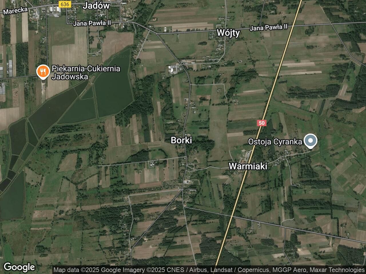 Działka rolna Borki