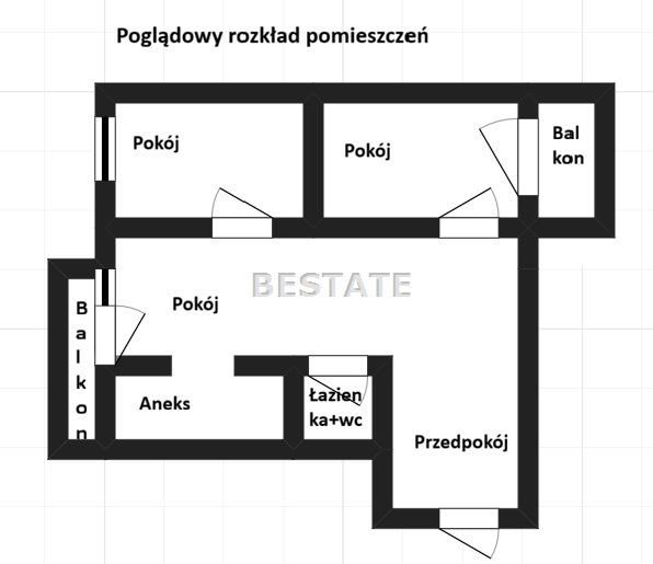 Mieszkanie 3-pokojowe Pabianice Centrum. Zdjęcie 8