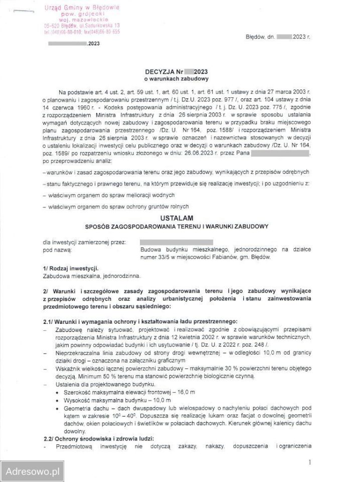 Działka budowlana Fabianów. Zdjęcie 7