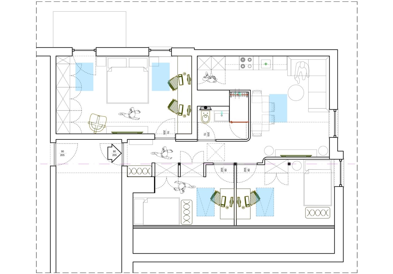 Mieszkanie 3-pokojowe Lublin Czuby, ul. Ułanów. Zdjęcie 18