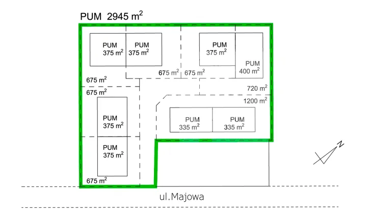 Działka budowlana Wyględy, ul. Majowa