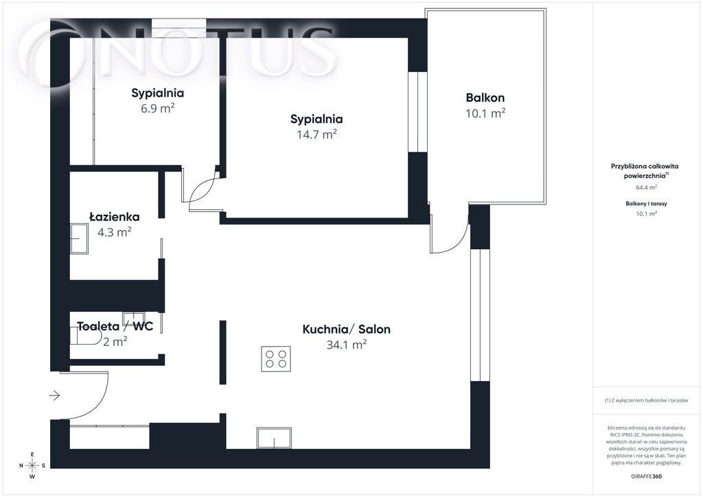 Mieszkanie 3-pokojowe Kraków Podgórze, ul. Rydlówka. Zdjęcie 17