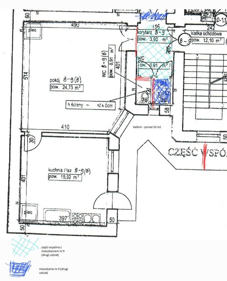 Mieszkanie 2-pokojowe Kraków Kazimierz, ul. św. Wawrzyńca. Zdjęcie 11