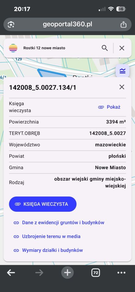 Działka siedliskowa Rostki. Zdjęcie 7