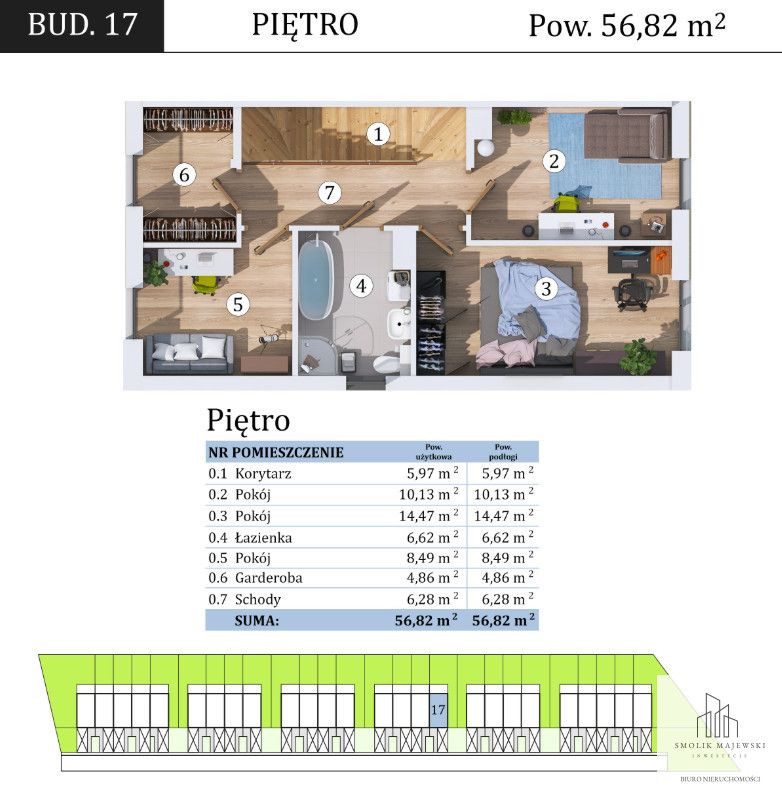 dom szeregowy, 4 pokoje Dobrzykowice, ul. Krótka. Zdjęcie 3