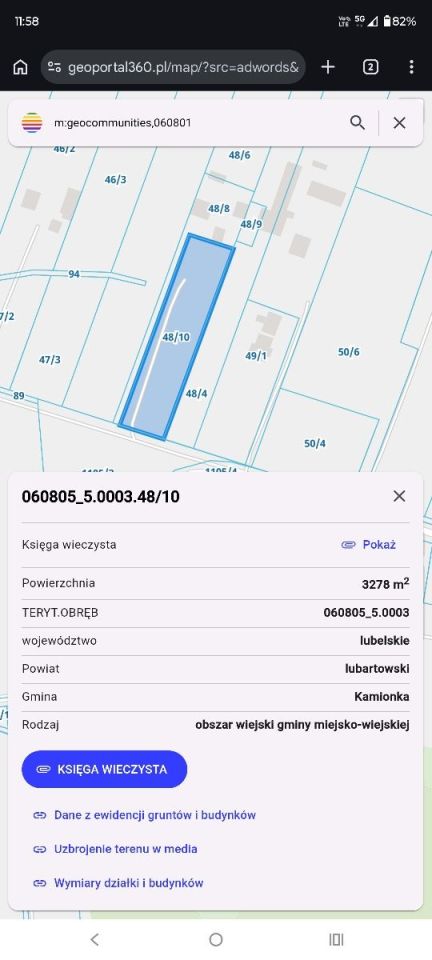 Działka budowlana Bratnik. Zdjęcie 2