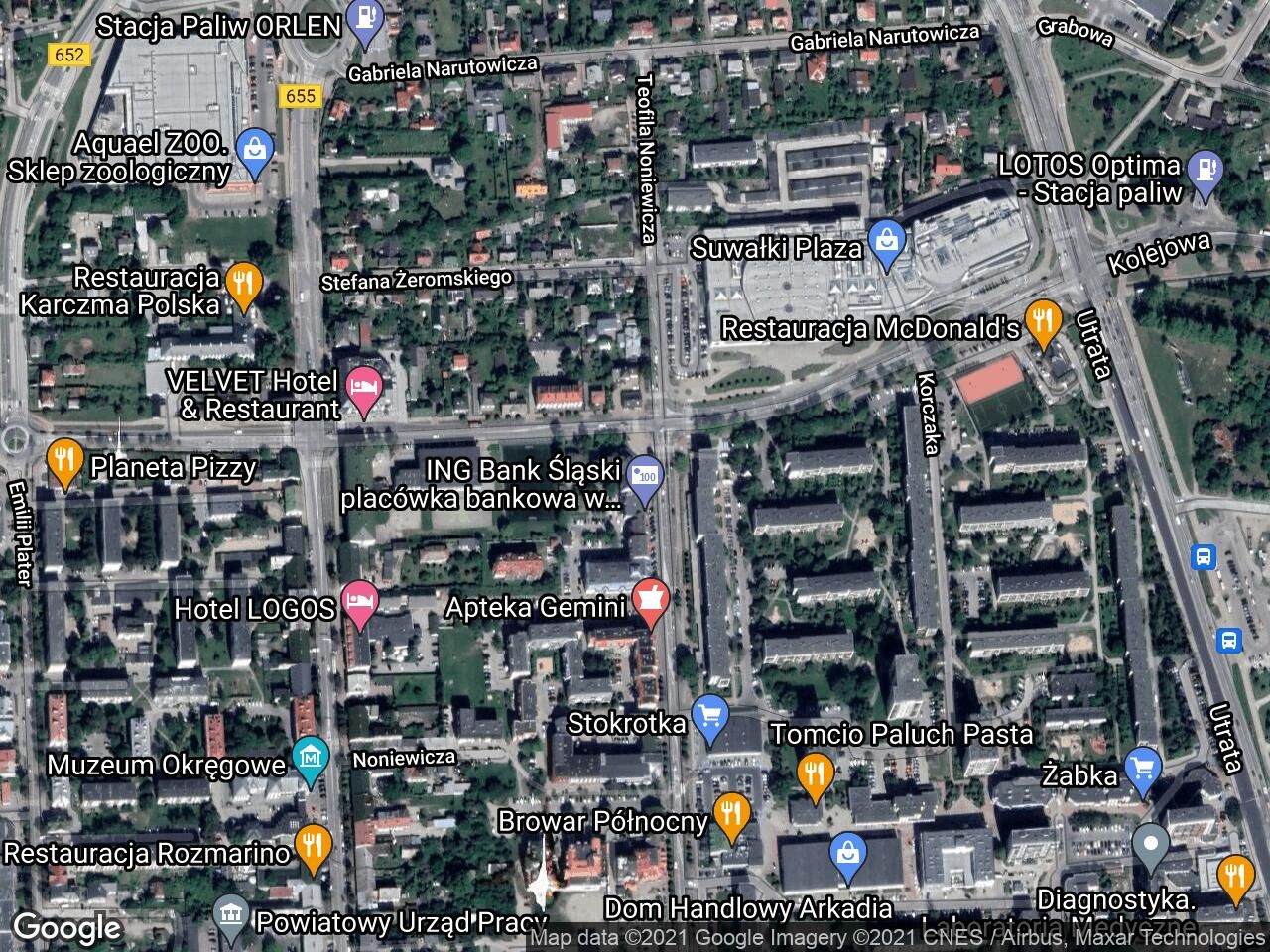 Pokój Suwałki Centrum, ul. Teofila Noniewicza