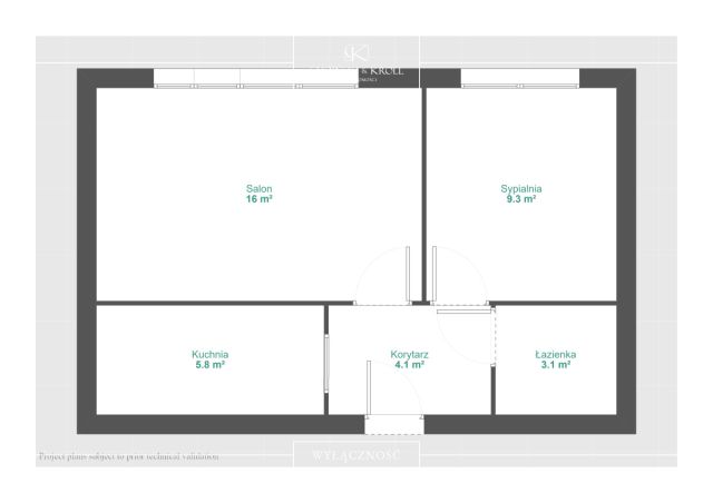 Mieszkanie 2-pokojowe Poznań Rataje, os. Piastowskie. Zdjęcie 16