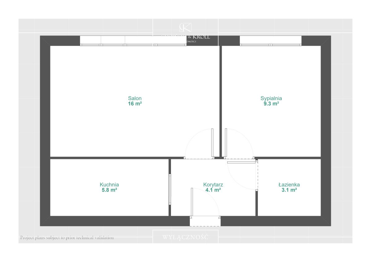 Mieszkanie 2-pokojowe Poznań Rataje, os. Piastowskie. Zdjęcie 16