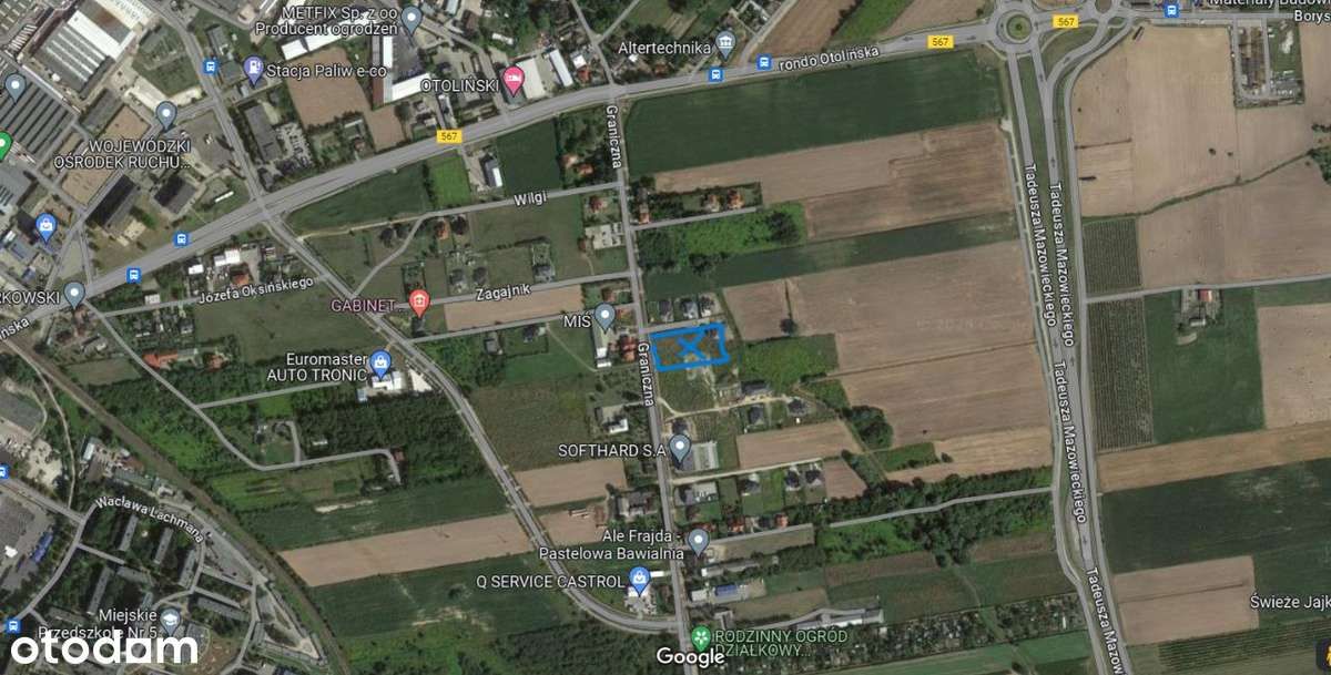 Działka inwestycyjna Płock Podolszyce, ul. Graniczna. Zdjęcie 4