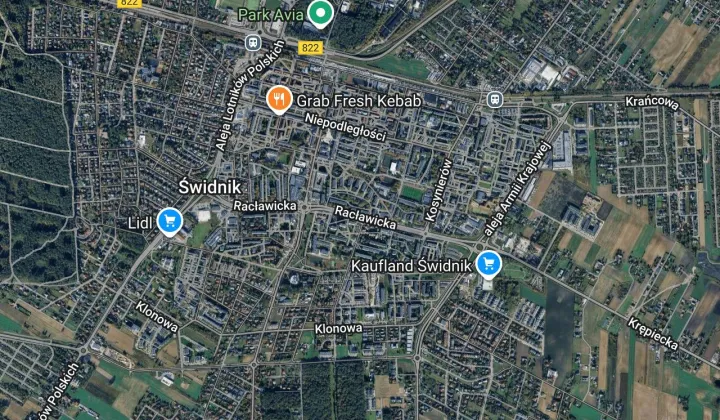 Mieszkanie 2-pokojowe Świdnik Centrum, ul. Racławicka