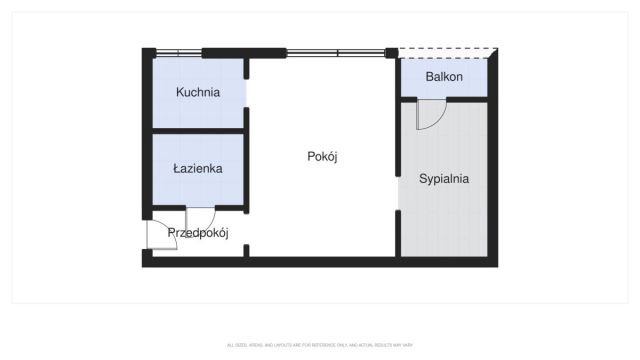 Mieszkanie 2-pokojowe Łódź Dąbrowa, ul. Wincentego Kadłubka. Zdjęcie 16