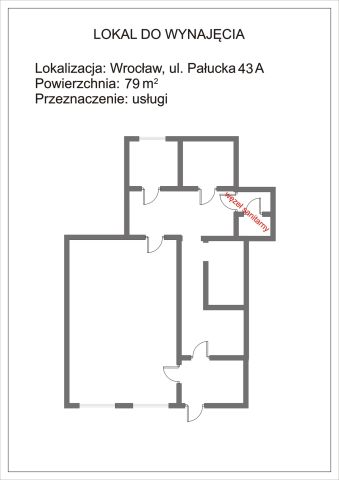 Lokal Wrocław Kozanów, ul. Pałucka. Zdjęcie 3