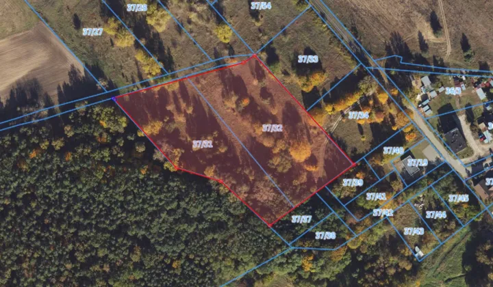 Działka inwestycyjna Niwy