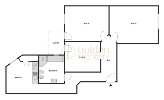 Mieszkanie 3-pokojowe Sopot, ul. Grunwaldzka. Zdjęcie 17