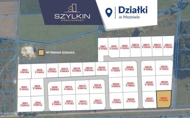 Działka budowlana Mozów. Zdjęcie 3