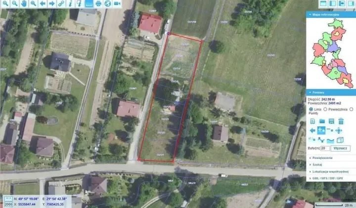 Działka inwestycyjna Lutoryż