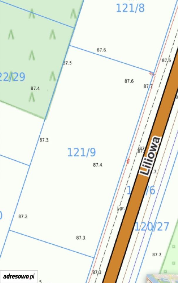 Działka budowlana Kampinos A, ul. Liliowa. Zdjęcie 4