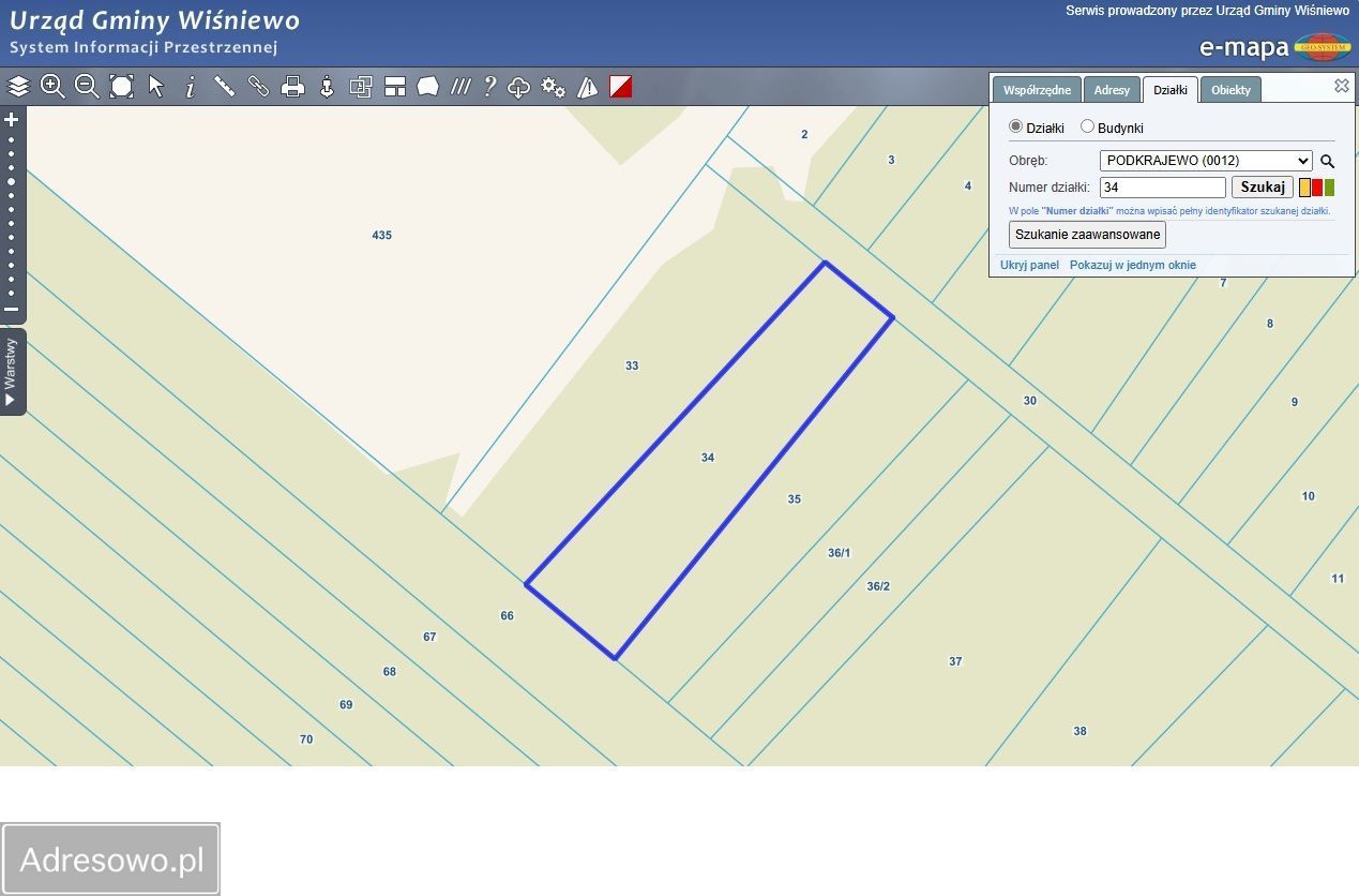 Działka leśna Podkrajewo. Zdjęcie 3