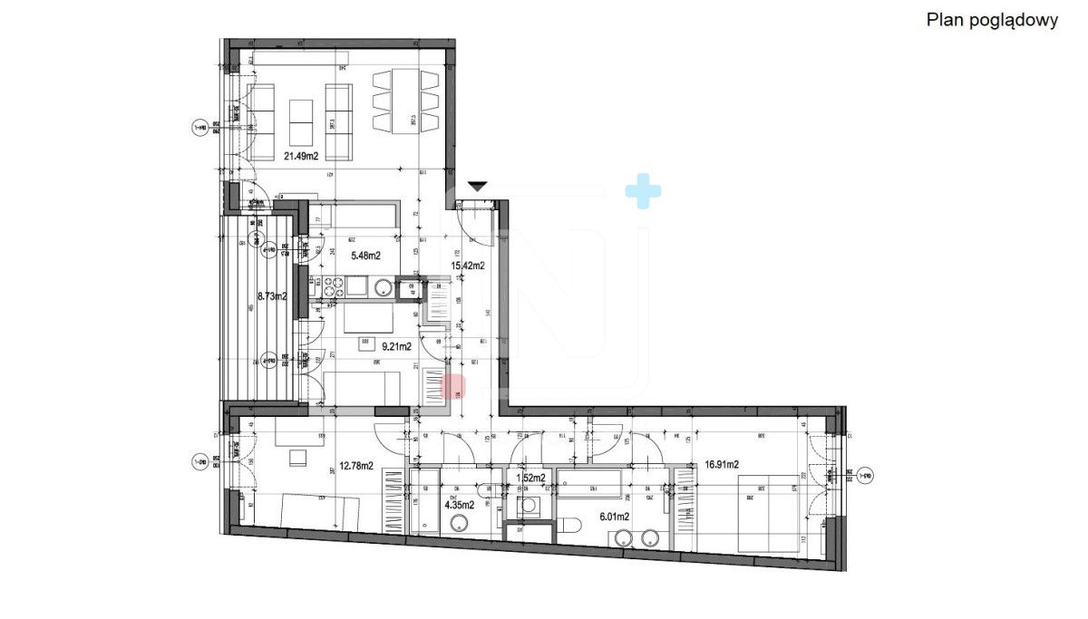 Mieszkanie 4-pokojowe Warszawa Mokotów, ul. Cybernetyki. Zdjęcie 20