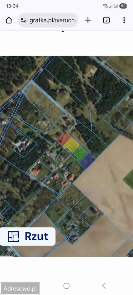 Działka budowlana Gorczenica. Zdjęcie 2