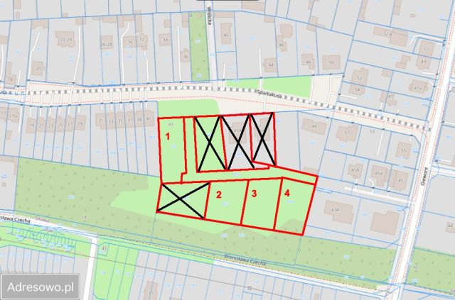Działka budowlana Łódź Widzew, ul. Spartakusa. Zdjęcie 1