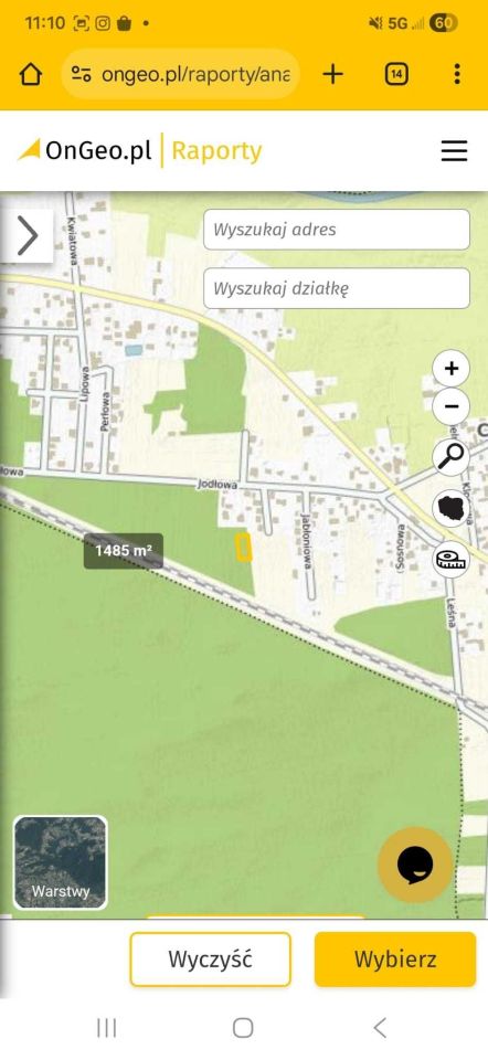 Działka budowlana Czosnówka. Zdjęcie 2